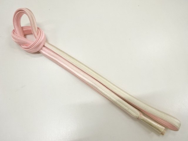JAPANESE KIMONO / UNUSED HAND-TIED OBIJIME